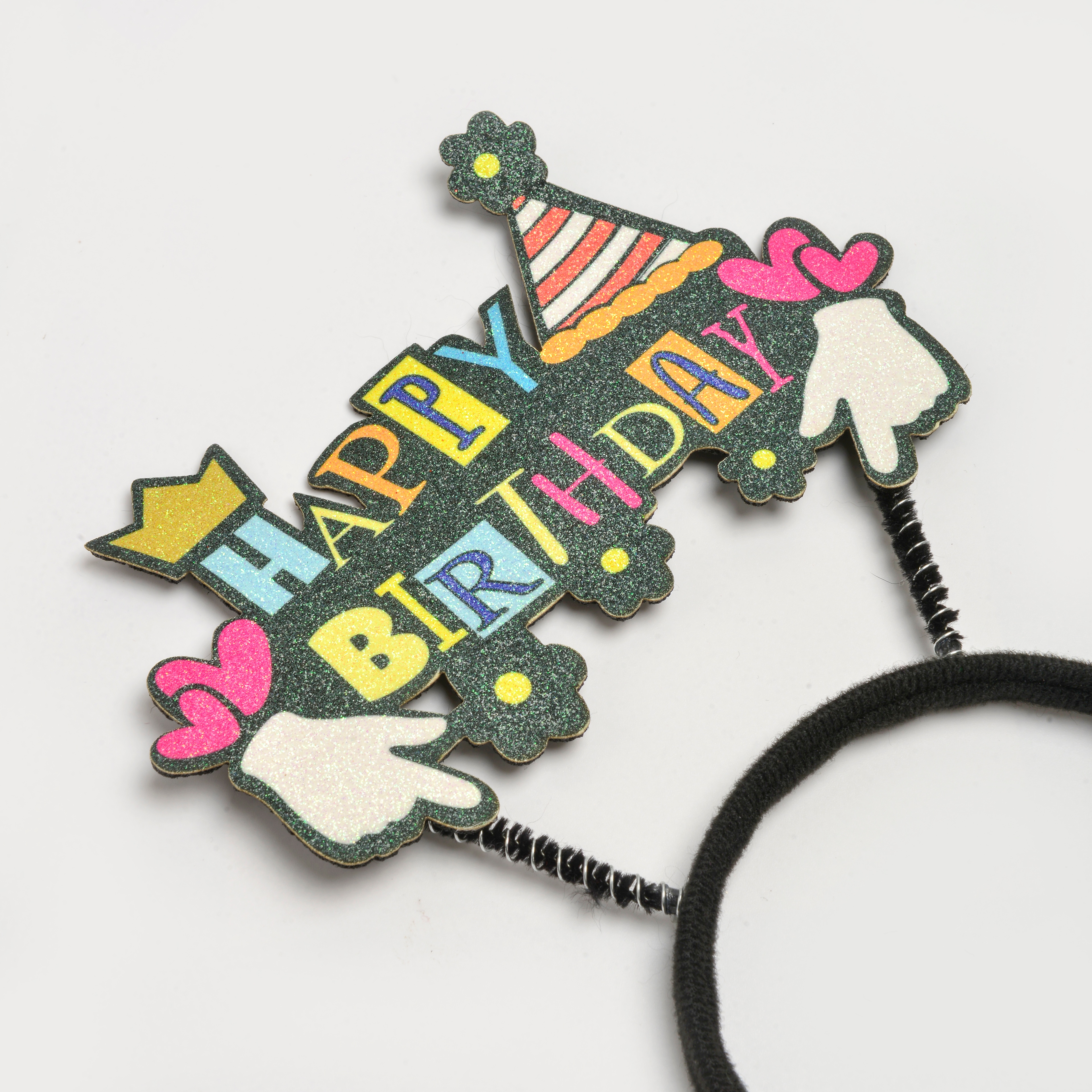 New creative birthday letter shape lovely children's decorative headband holiday birthday party hair accessories wholesale Application Scenario