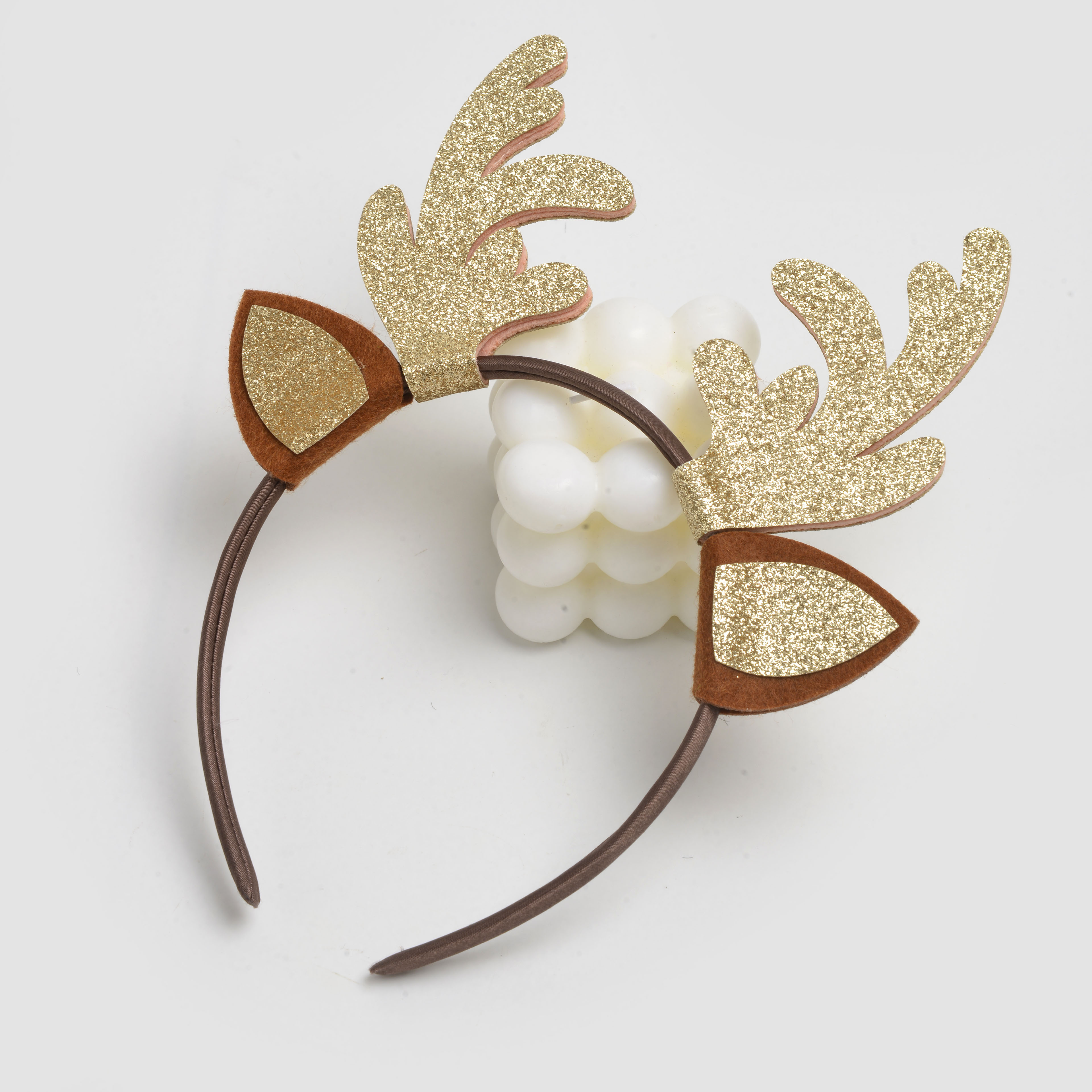 New creative brown antler shape lovely children's decorative headband Christmas holiday party hair accessories wholesale thumbnail