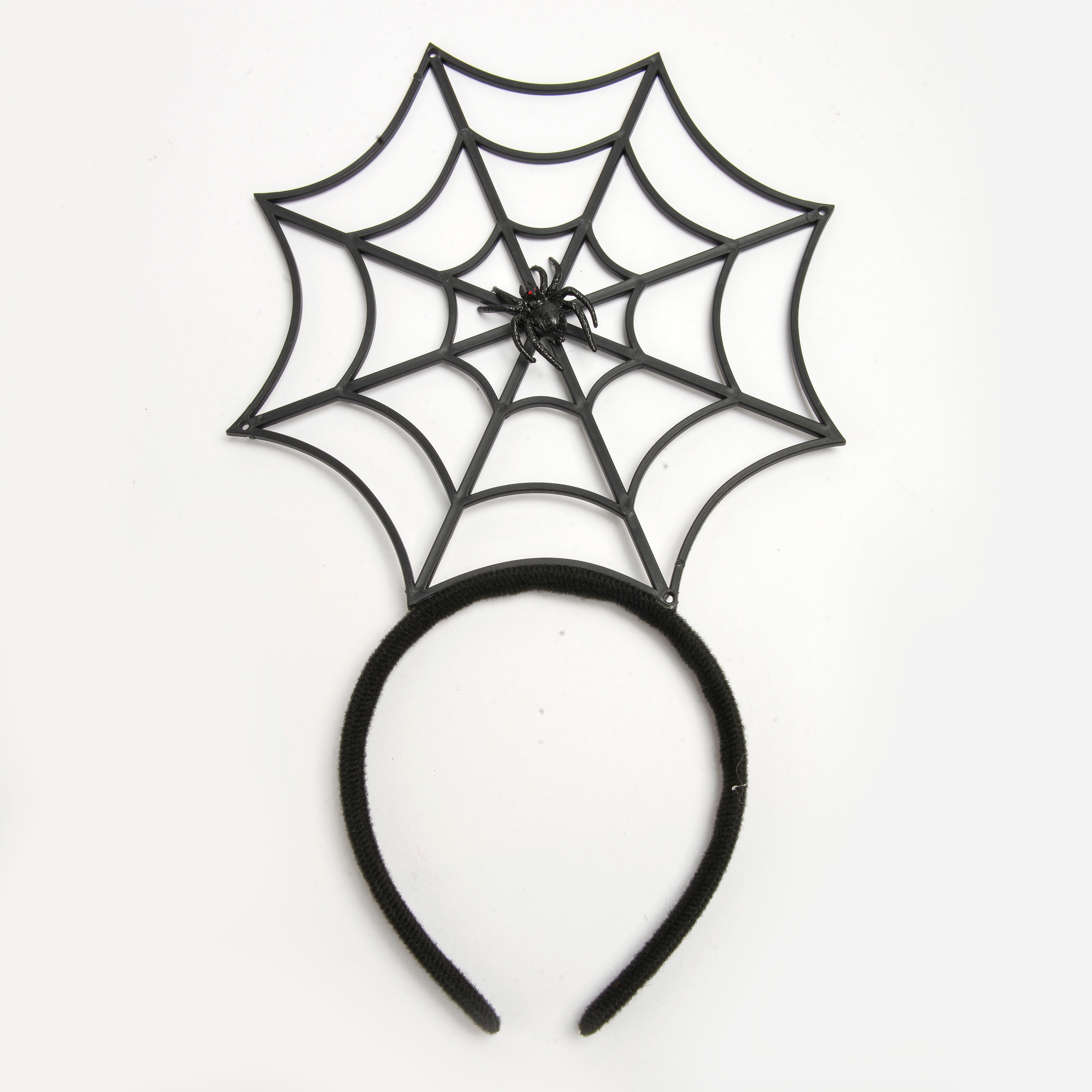 New creative black spider web shape cute children's decorative headband Halloween holiday party hair accessories wholesale details Picture