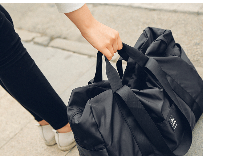 TS大容量旅行袋手提健身韩版行李包女待产收纳袋子可折叠轻便旅行包详情22