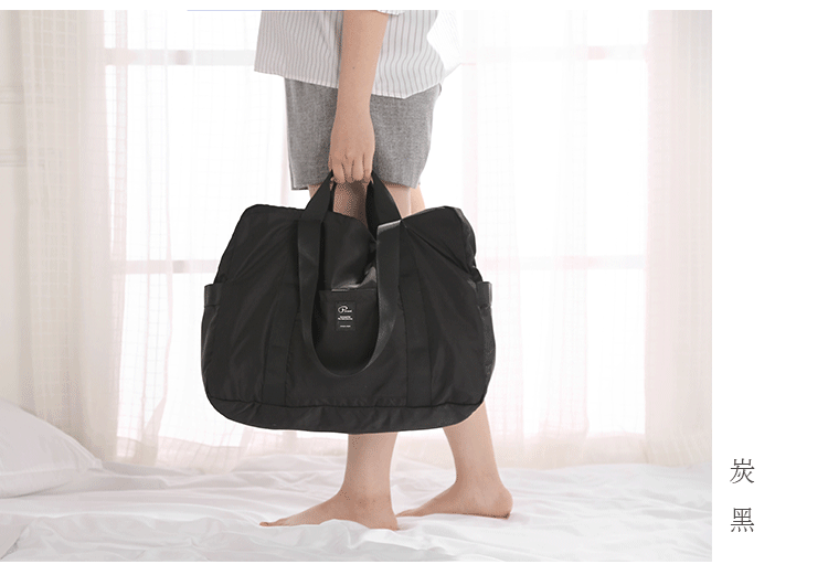 TS大容量旅行袋手提健身韩版行李包女待产收纳袋子可折叠轻便旅行包详情16