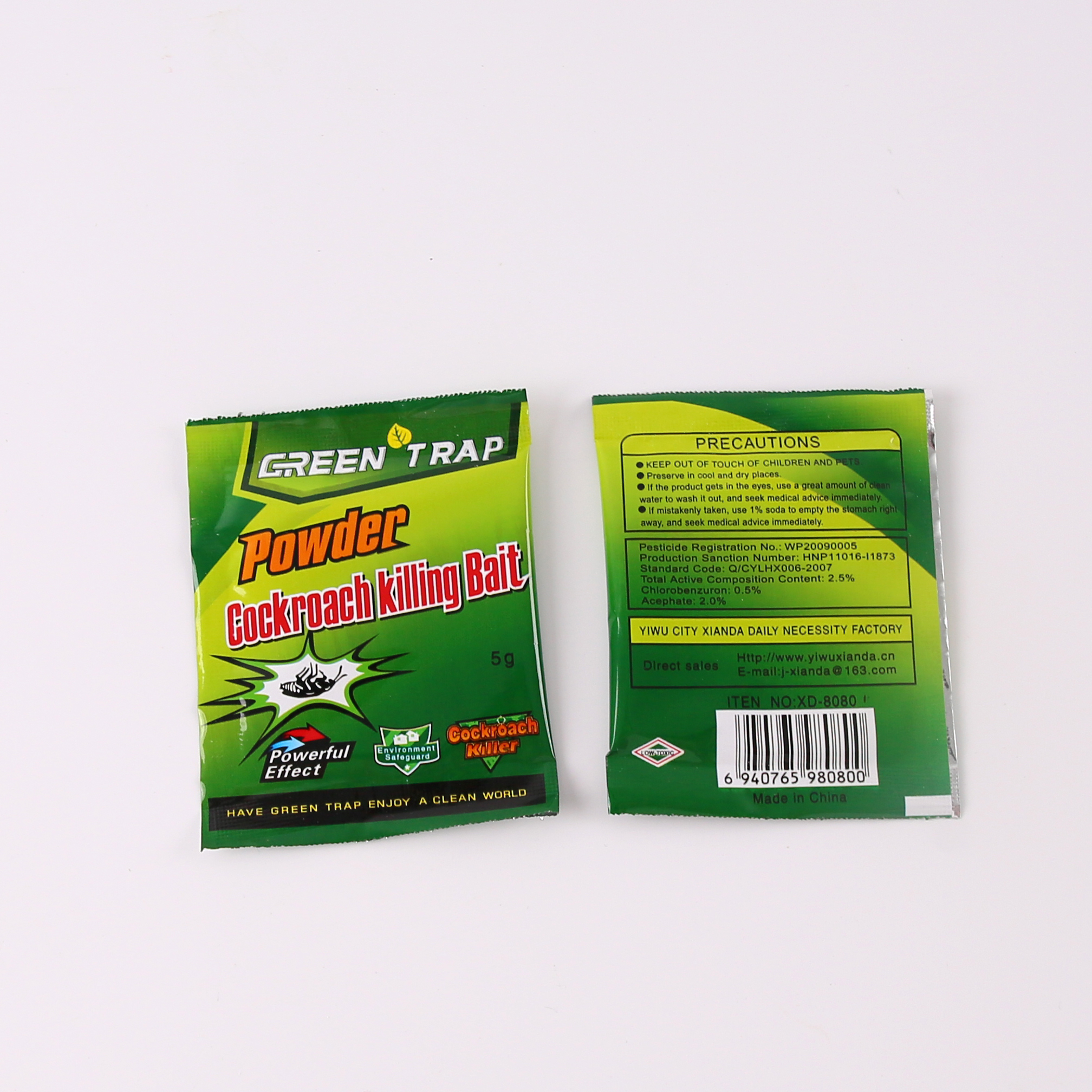 Green Leaf Cockroach Medicine Glue Baits Kill Cockroach Home Kill Cockroach Cockroach Cleaning Powder Wholesale Department Store Application Scenario