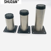 Manufacturers direct stainless steel cabinet feet high bearing sofa feet adjustable foot pads cylindrical stainless steel cabinet feet