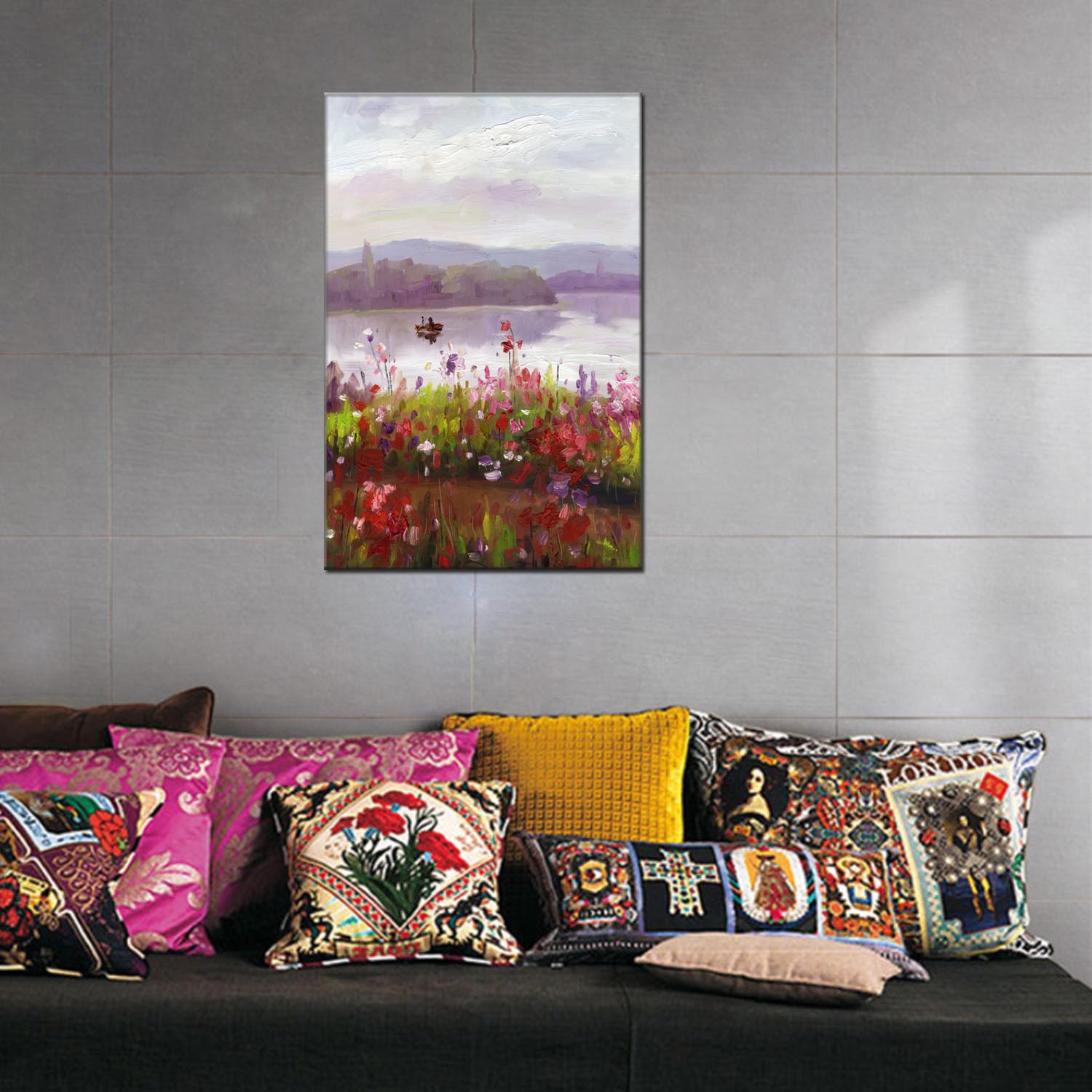 Jiusheng Oil Paintings, canvas paintings, frameless paintings, hotel oil paintings, spray paintings, printed paintings, factory direct sales, decorative paintings, oilpainting, various styles, welcome to customize with samples, large quantity discounts, diverse landscape oil paintings pic 7