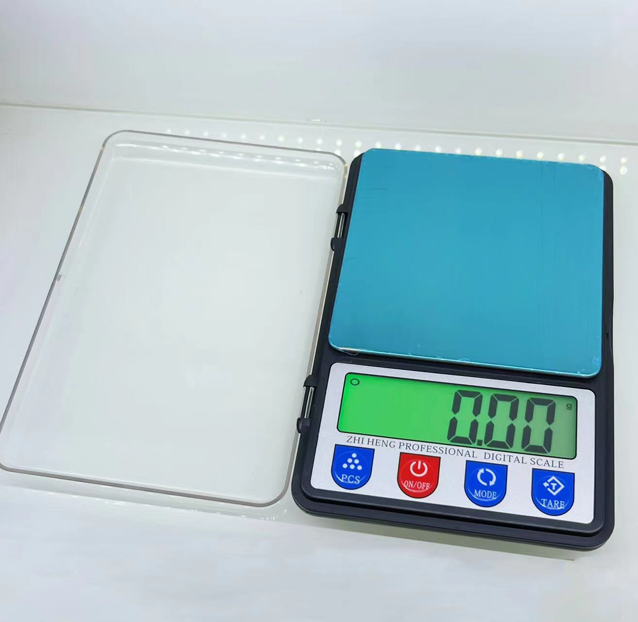 Electronic scale 1kg-0.01g, multi-functional household and commercial high-precision gold carat scale, electronic jewelry scale full figure