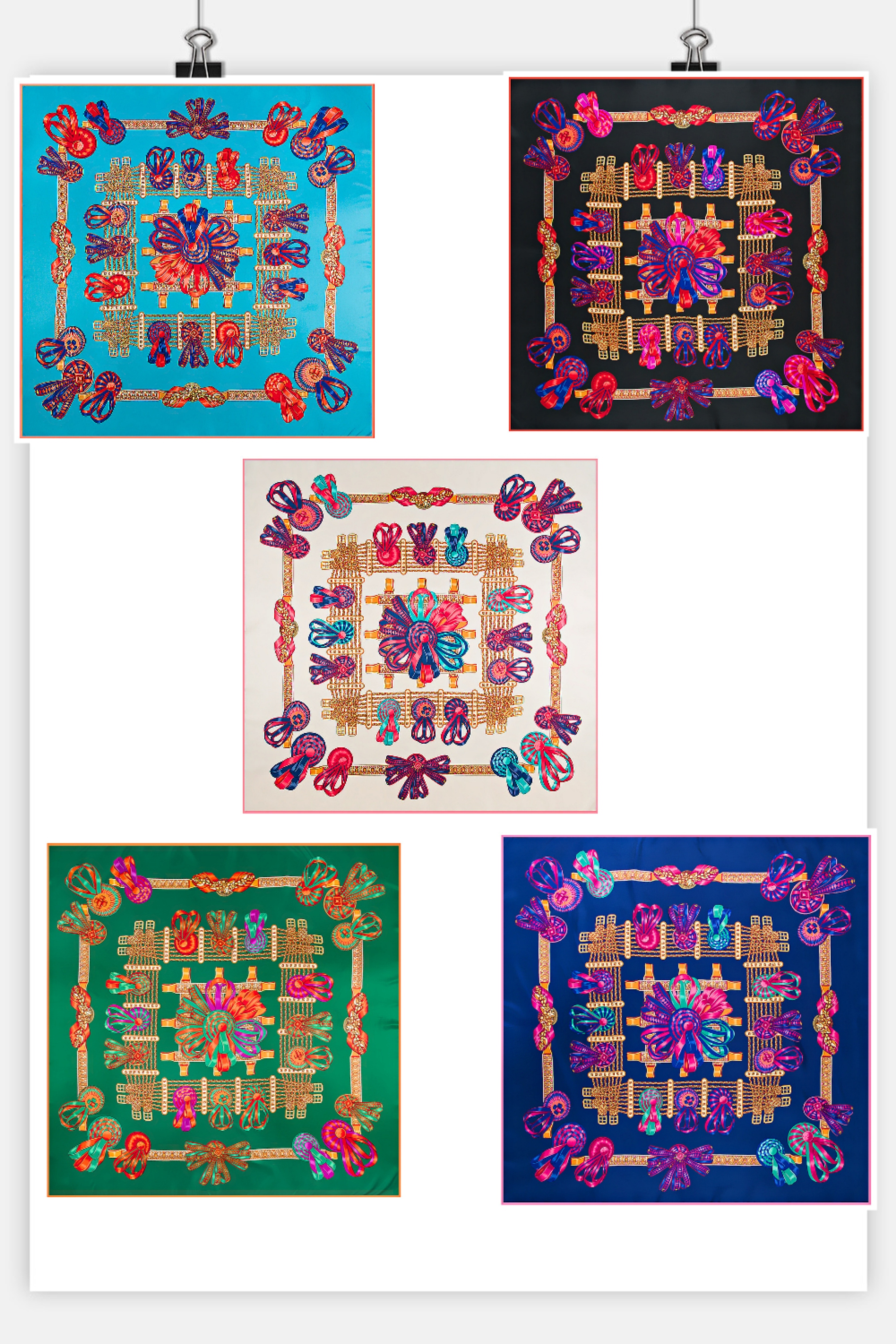 2022 twill silk European and American wind chain printing scarf scarf wholesale scarf scarf scarf scarf thumbnail