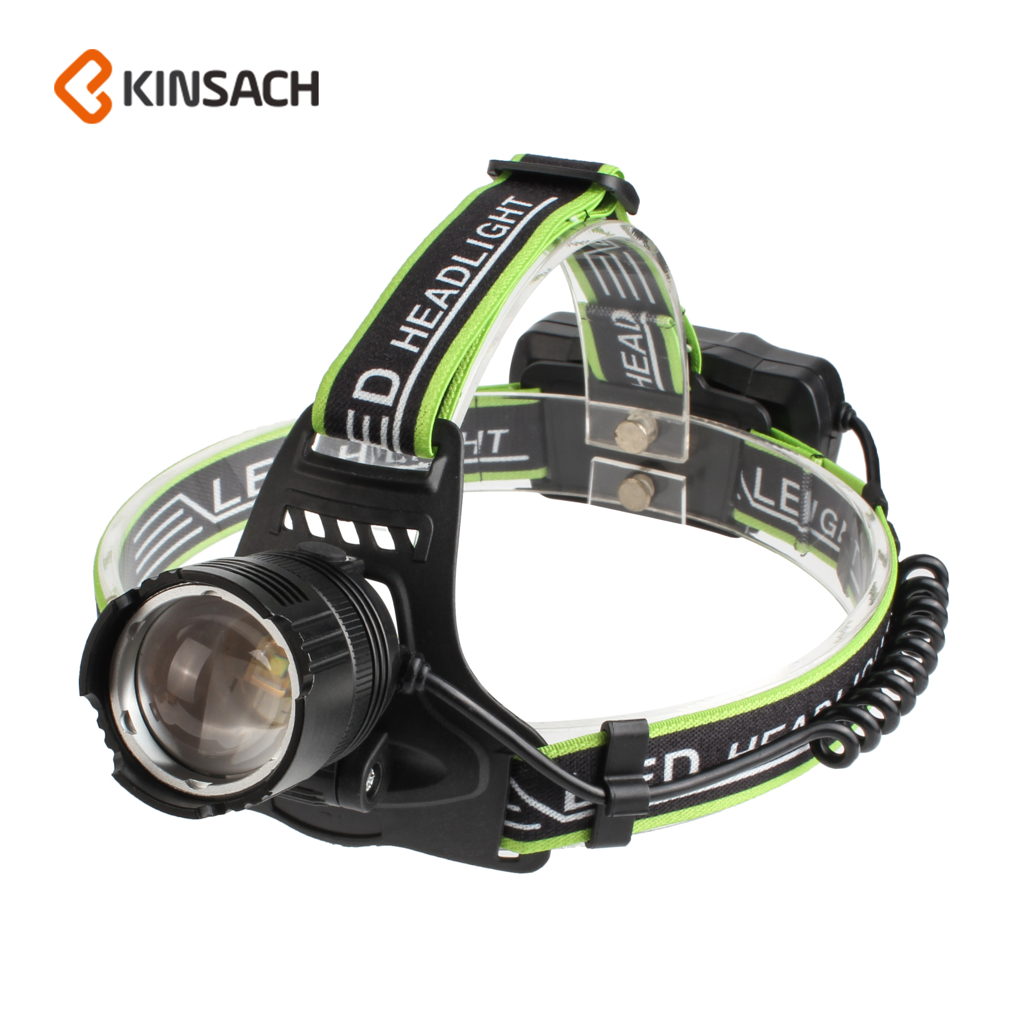 New induction telescopic zoom headlight high power white laser strong bald head light outdoor fishing light night fishing headlight