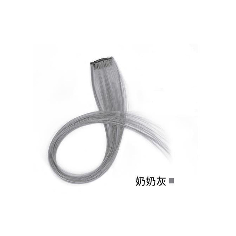 Color wig piece hanging ear dye wig women long straight hair pad hair piece a piece of non - trace hair extension piece manufacturers wholesale Item Picture