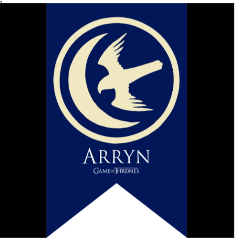 Spot Wholesale 75*125 Cm Game Of Thrones Decorated Flag Polyester Baelh Yellow Base Blackbird 2