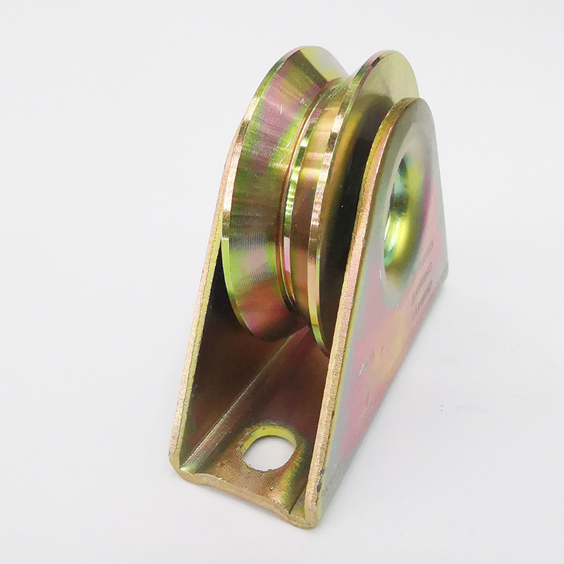 Heavy duty sliding door pulley bearing translation door heavy duty wheel wire rope crane U type V type groove wheel H rail wheel Specification drawing