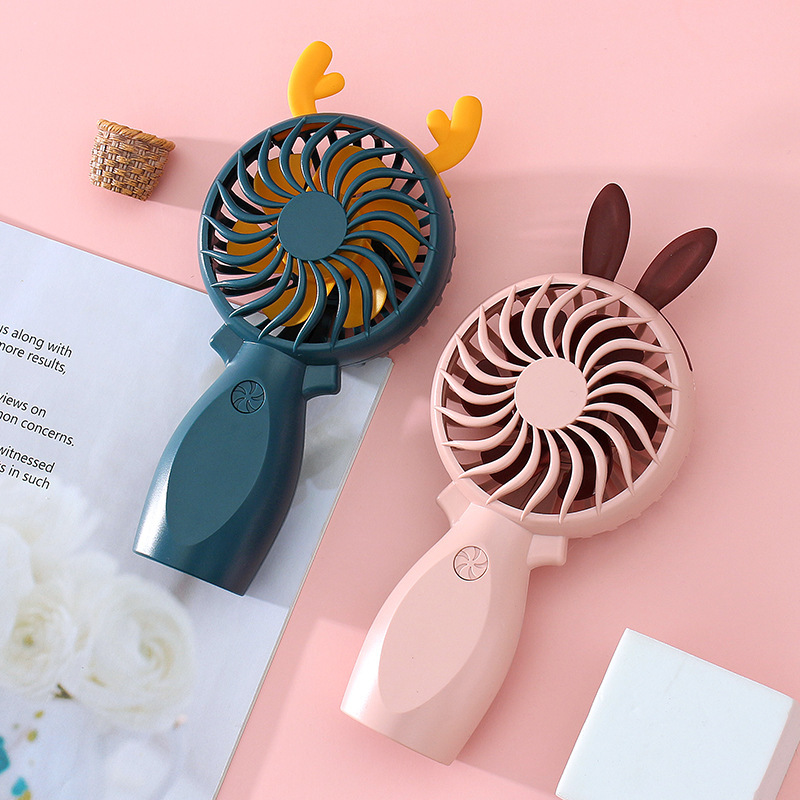 Cartoon handheld electric fan