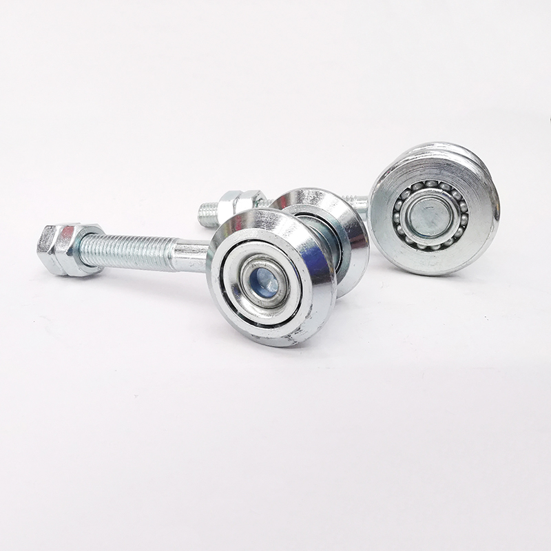 Rail hanging wheel door upper wheel guide wheel industrial push pull large translational door crane galvanized heavy sliding door rail pulley Item Picture