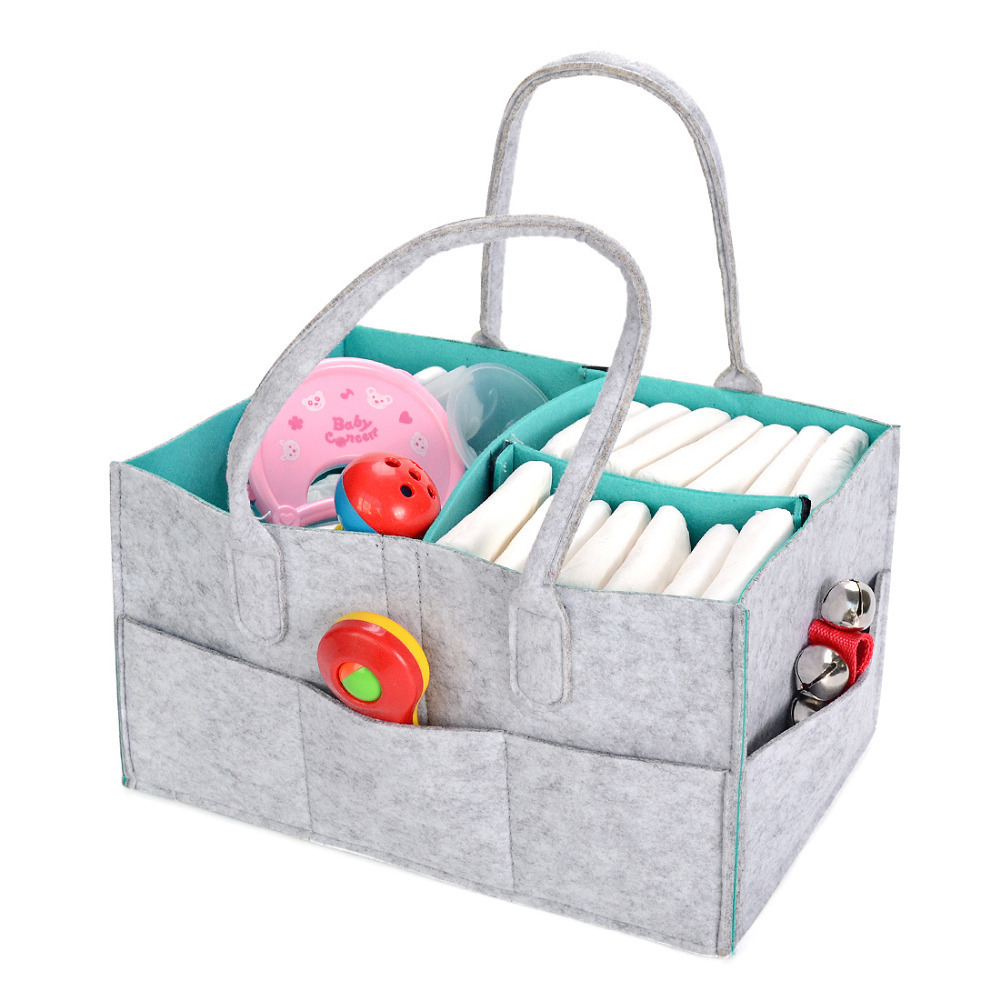 Carry-on felt mommy bag