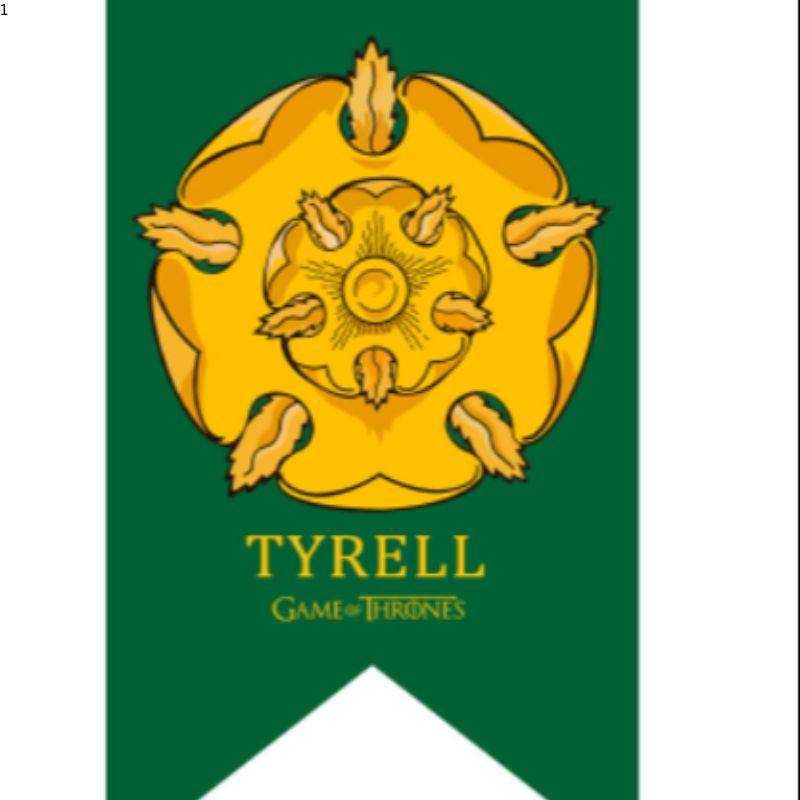 Spot Wholesale 75*125 Cm Game Of Thrones Decorated Flag Polyester Baelh Yellow Base Blackbird 3