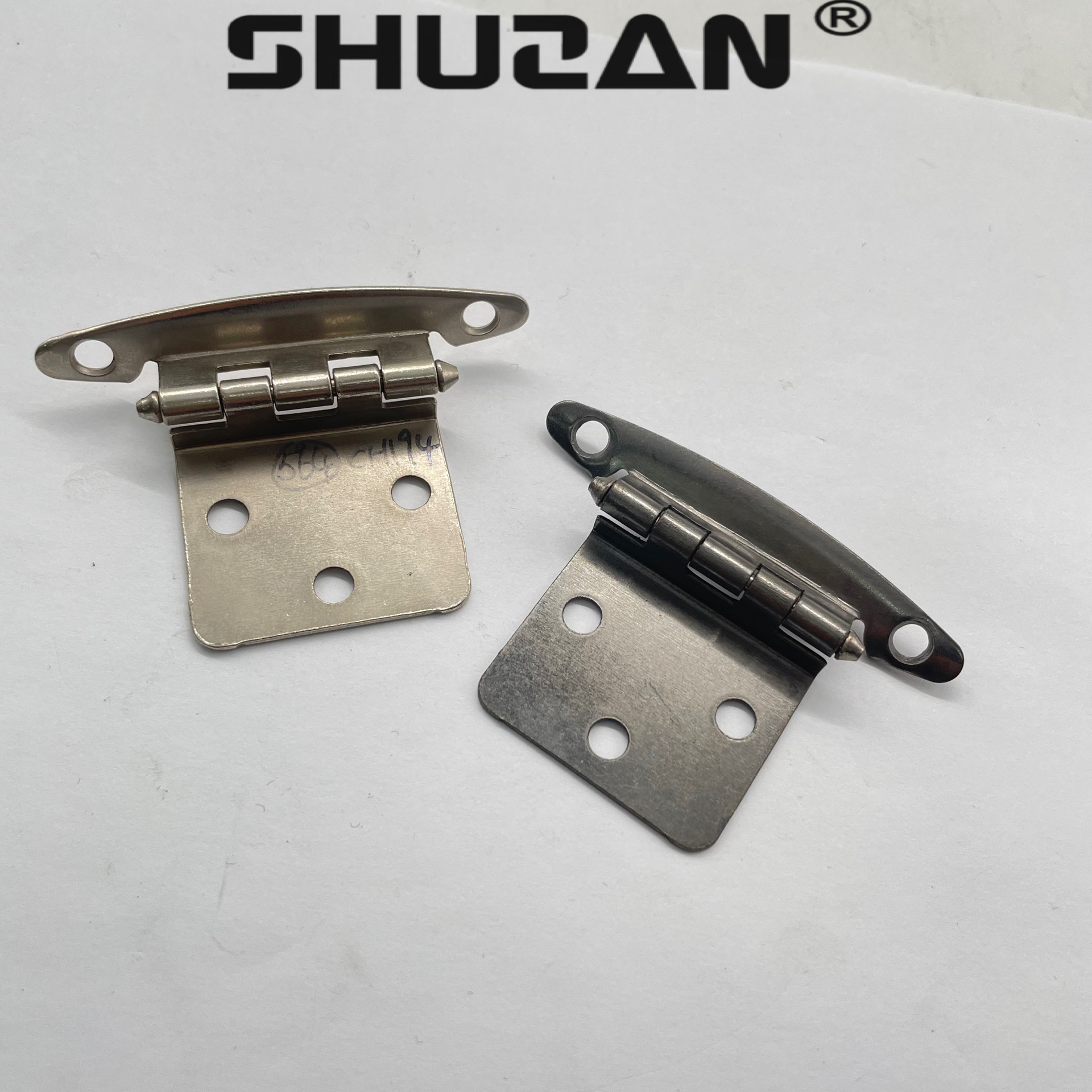 Factory direct American hinge spring hinge hinge cabinet hinge straight arm self-closing hinge embedded hinge