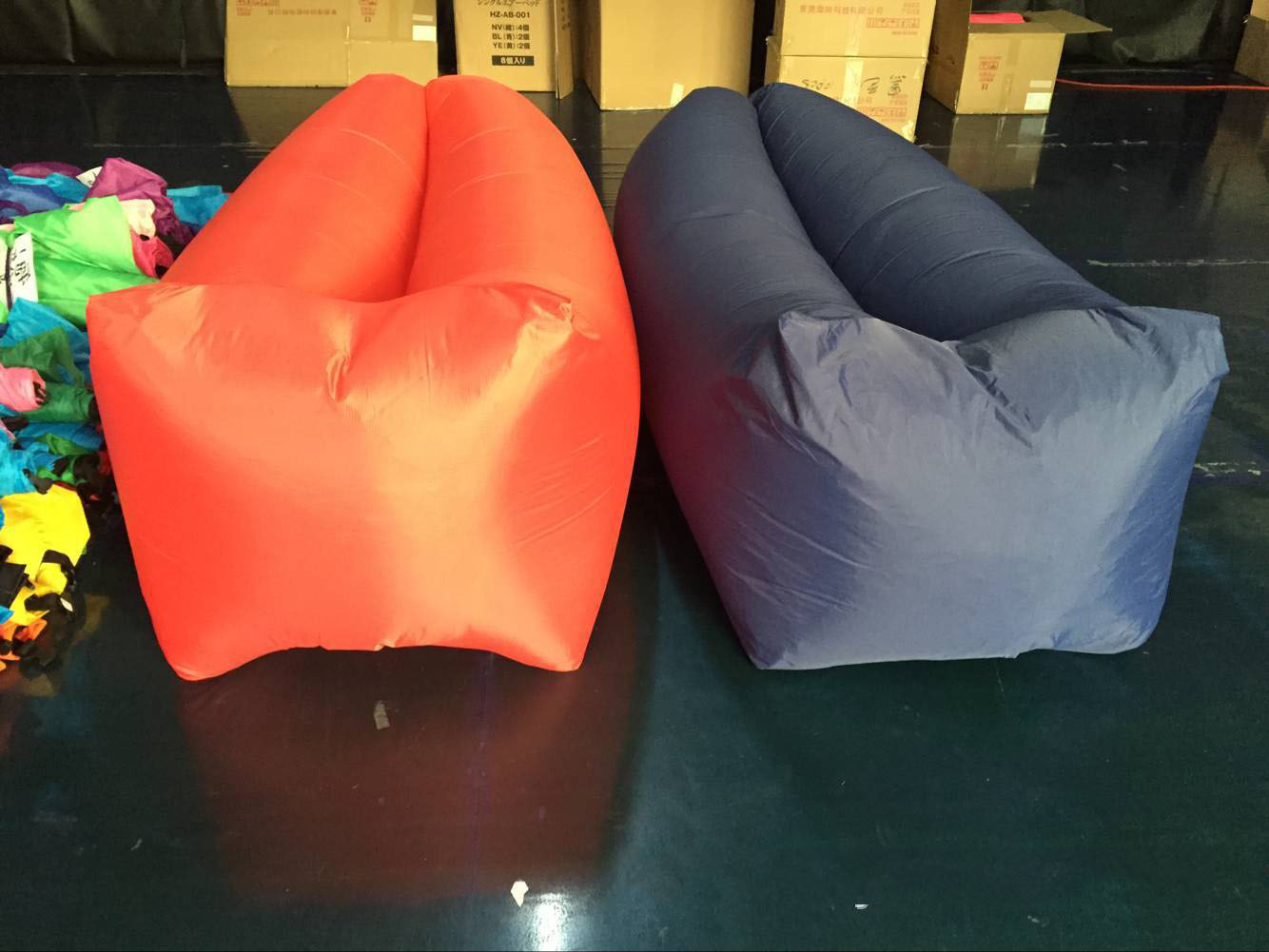 TS manufacturers wholesale outdoor sofa portable lazy sofa folding inflatable bed beach lazy air sofa sleeping bag