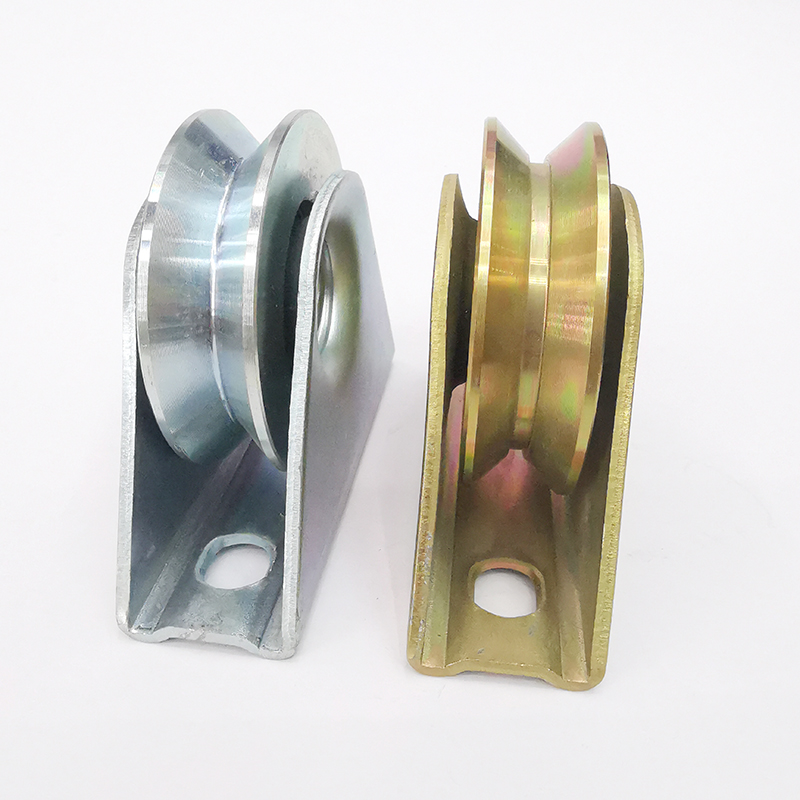 Heavy duty sliding door pulley bearing translation door heavy duty wheel wire rope crane U type V type groove wheel H rail wheel full figure