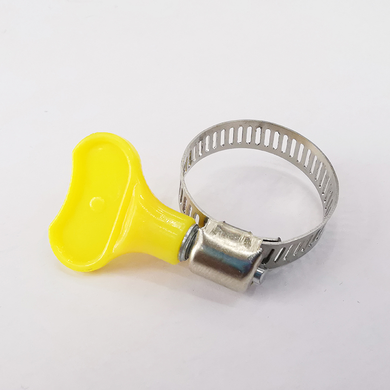 White zinc hose clamp clamp pipe clamp strong American hose clamp clamp pipe clamp pipe bracket bridge clamp clamp