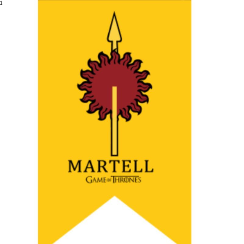 Spot Wholesale 75*125 Cm Game Of Thrones Decorated Flag Polyester Stark Wolf Head 1