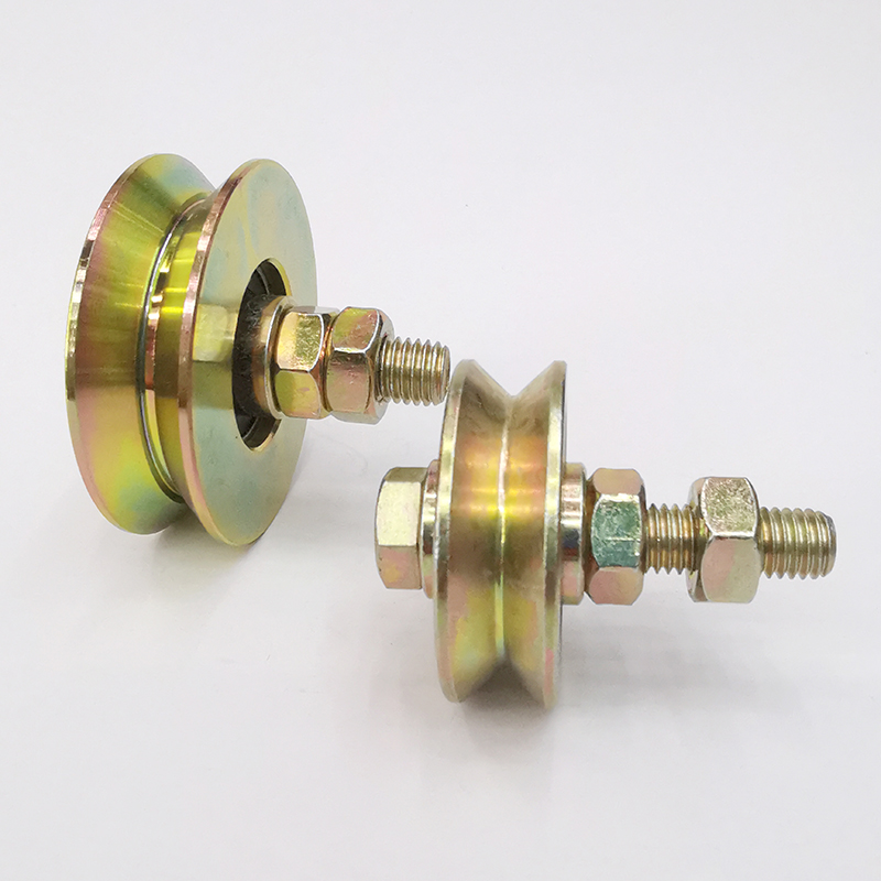 Heavy duty sliding door pulley bearing translation door heavy duty wheel wire rope crane U type V type groove wheel H rail wheel Item Picture