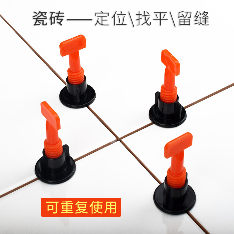 Tile leveler steel pin repeat with tile placement adjustment auxiliary leveler tool locator tile stabilizer Application Scenario
