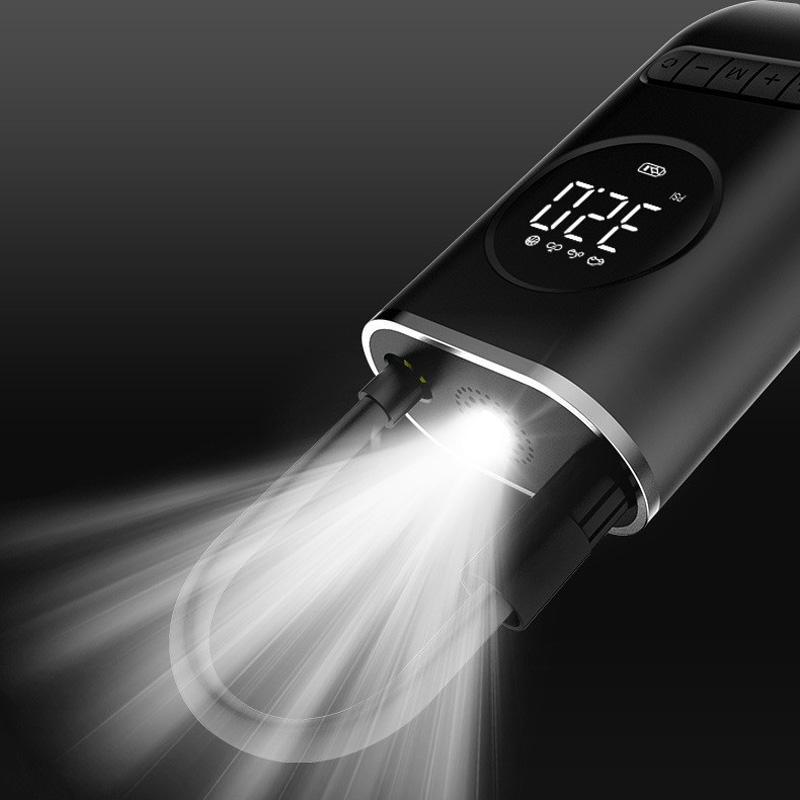 CZK-3668 electric air pump, portable mini self-propelled electric tire pump, air pump, handheld wireless charging digital display car air pump Application Scenario