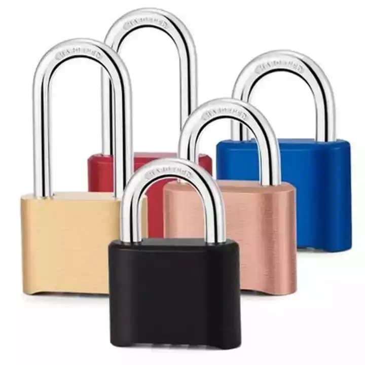 Lock Combination Lock Indoor and Outdoor Padlock Resettable Combination Locker Lock thumbnail