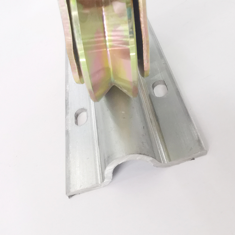 Heavy duty industrial sliding door floor rail floor wheel pulley super heavy duty galvanized rust proof floor rail full figure