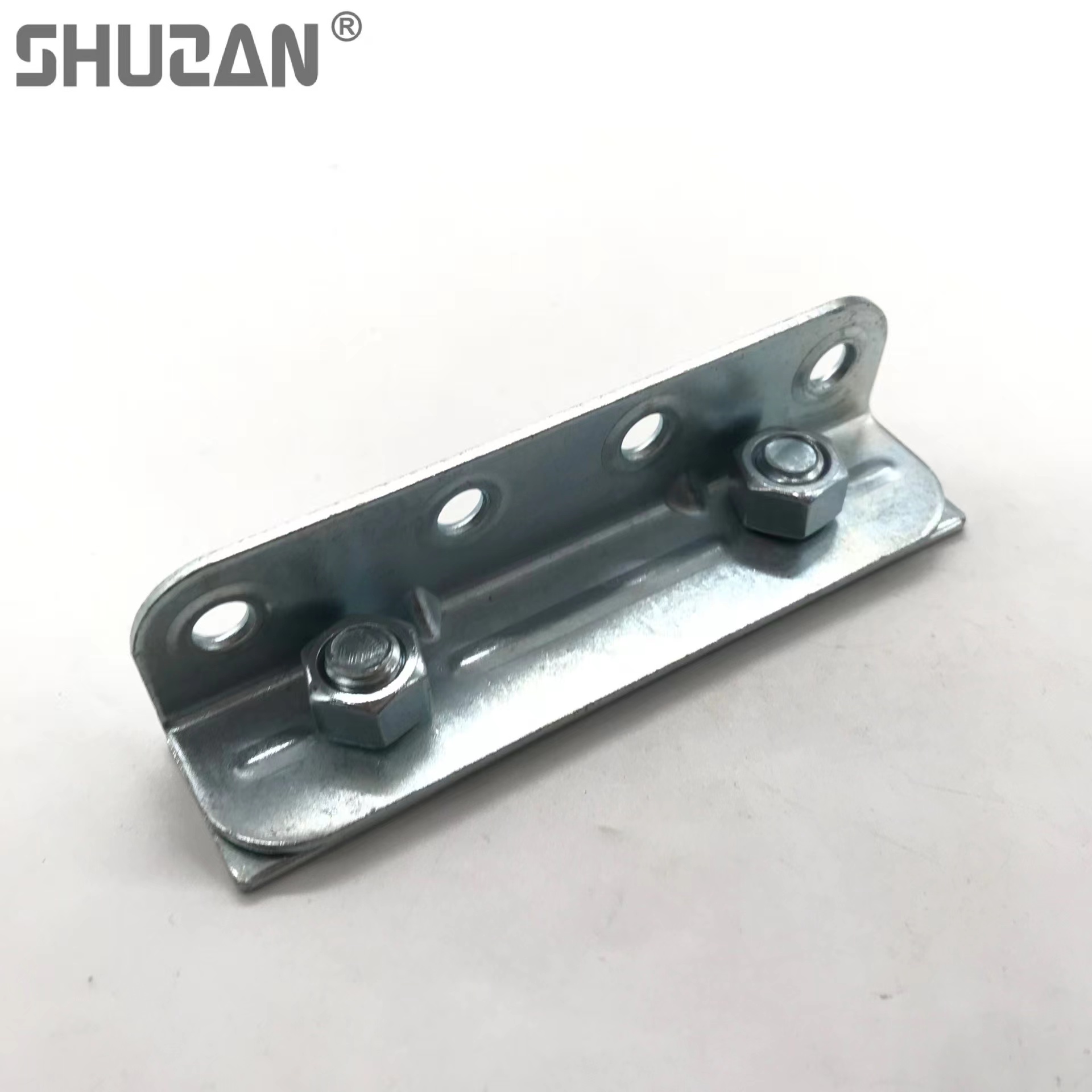 Manufacturer's direct sales thick bed hinge bed insert solid wood bed buckle screw bed with pendant fixed cold rolled steel furniture