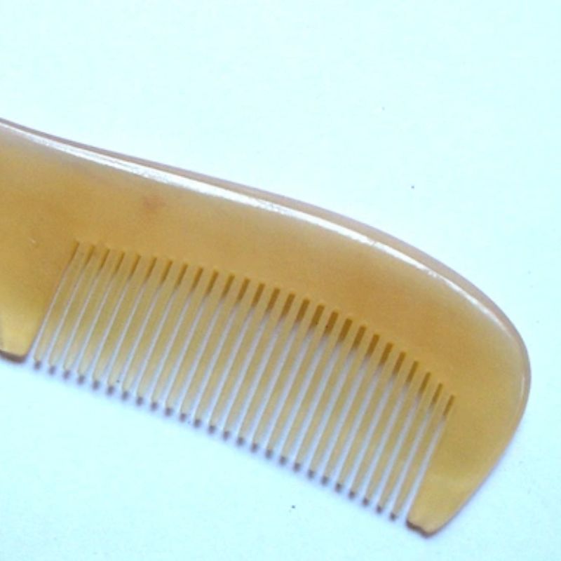 Horn Comb Hair White Horn Comb Natural Yellow Horn Comb Massage Comb Manufacturers Direct details Picture
