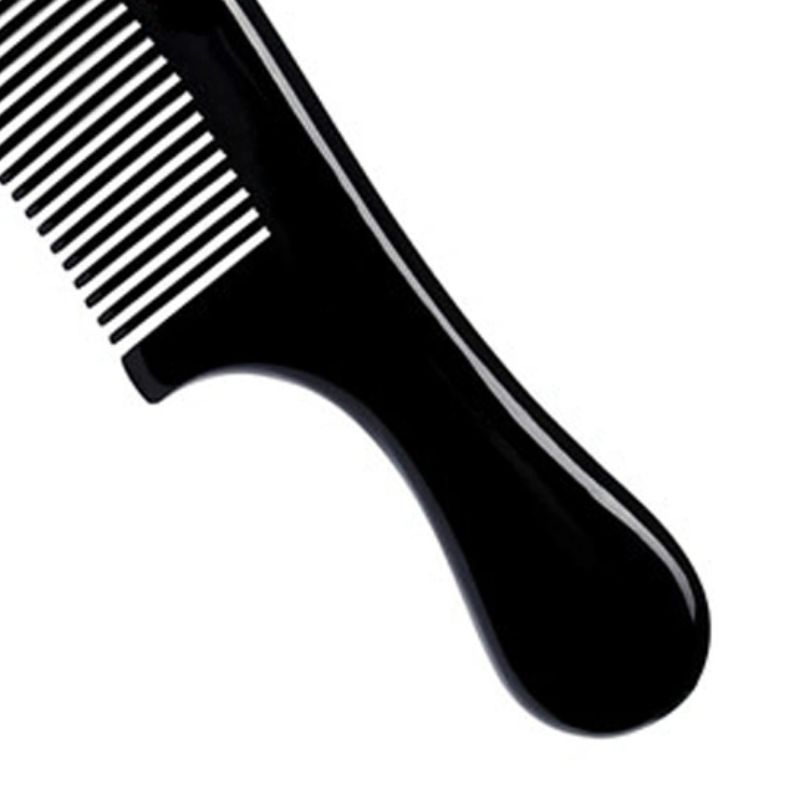 Natural Pure Black Buffalo Horn Comb Smooth And Comfortable Hair Into The Hair Of A Variety Of Self-Use Comb Specification drawing