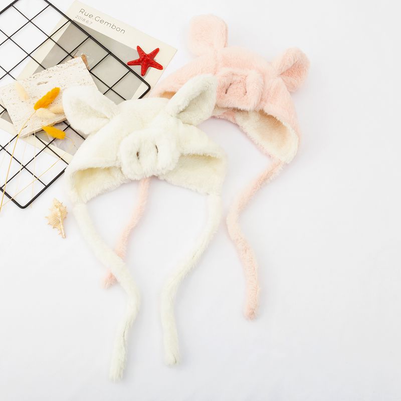 Children's Furry Hats Cartoon Ear Protectors details Picture