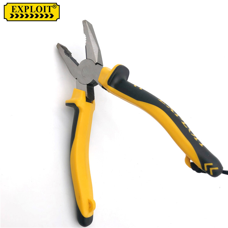 EXPLOIT  8寸钢丝钳 工业级钢丝钳 带防脱手绳  10001详情9