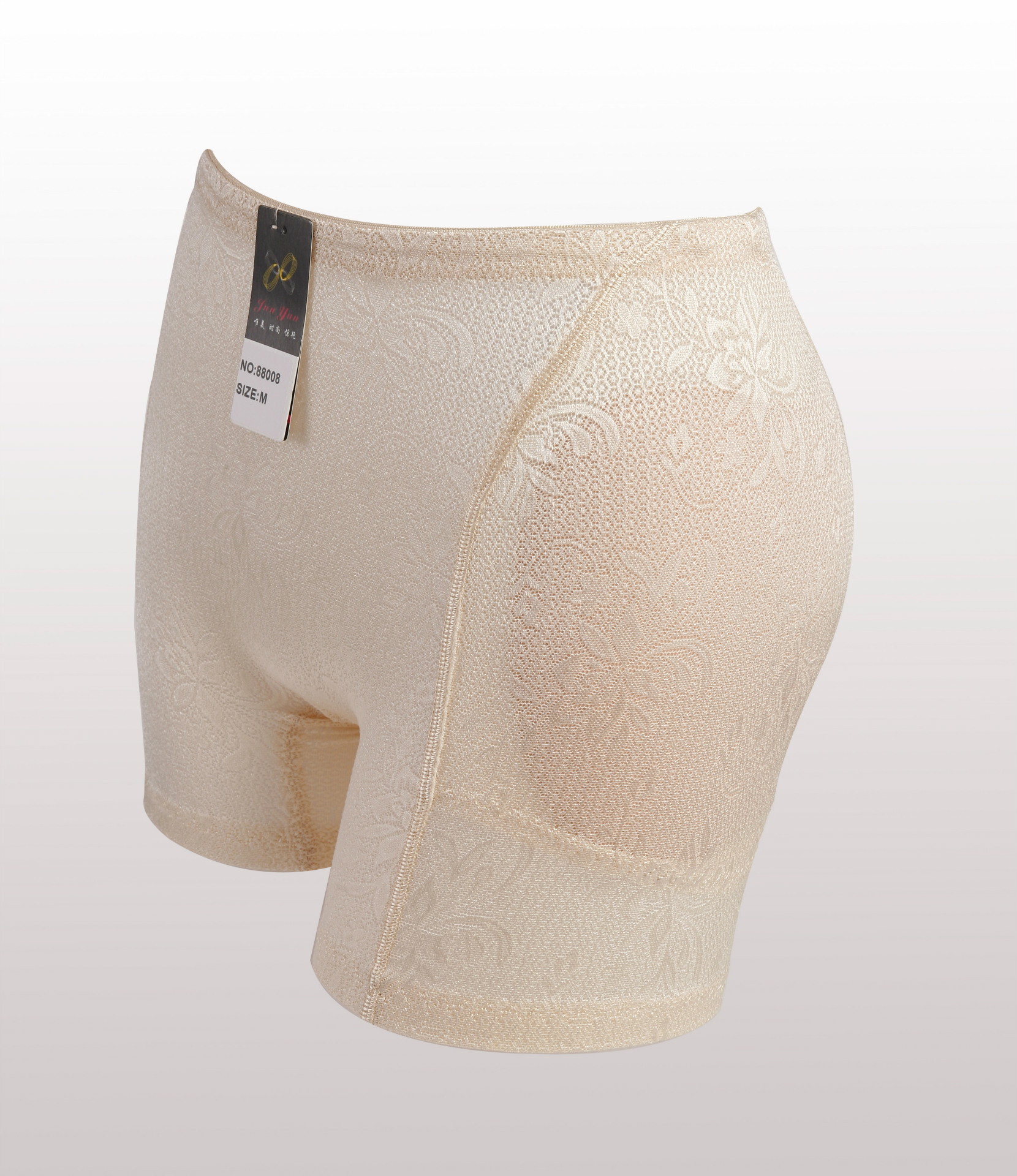 Thigh-high mid-rise boxers