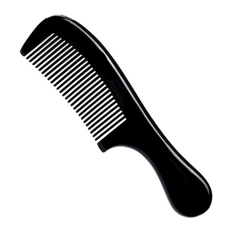 牛角梳天然纯黑水牛角梳子光滑舒适梳头入发多款挑选自用梳