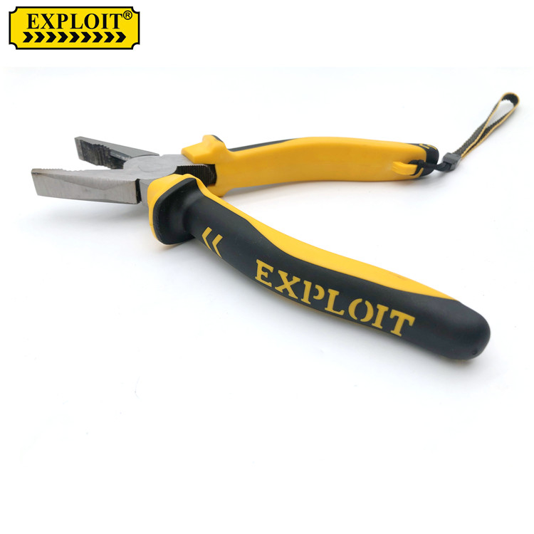 EXPLOIT  8寸钢丝钳 工业级钢丝钳 带防脱手绳  10001详情8