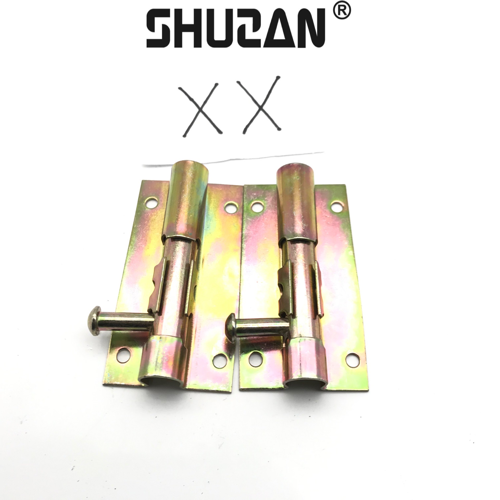 Factory direct latch latch latch latch latch latch Wooden door antique solid latch copper latch anti-theft chain lock hardware accessories