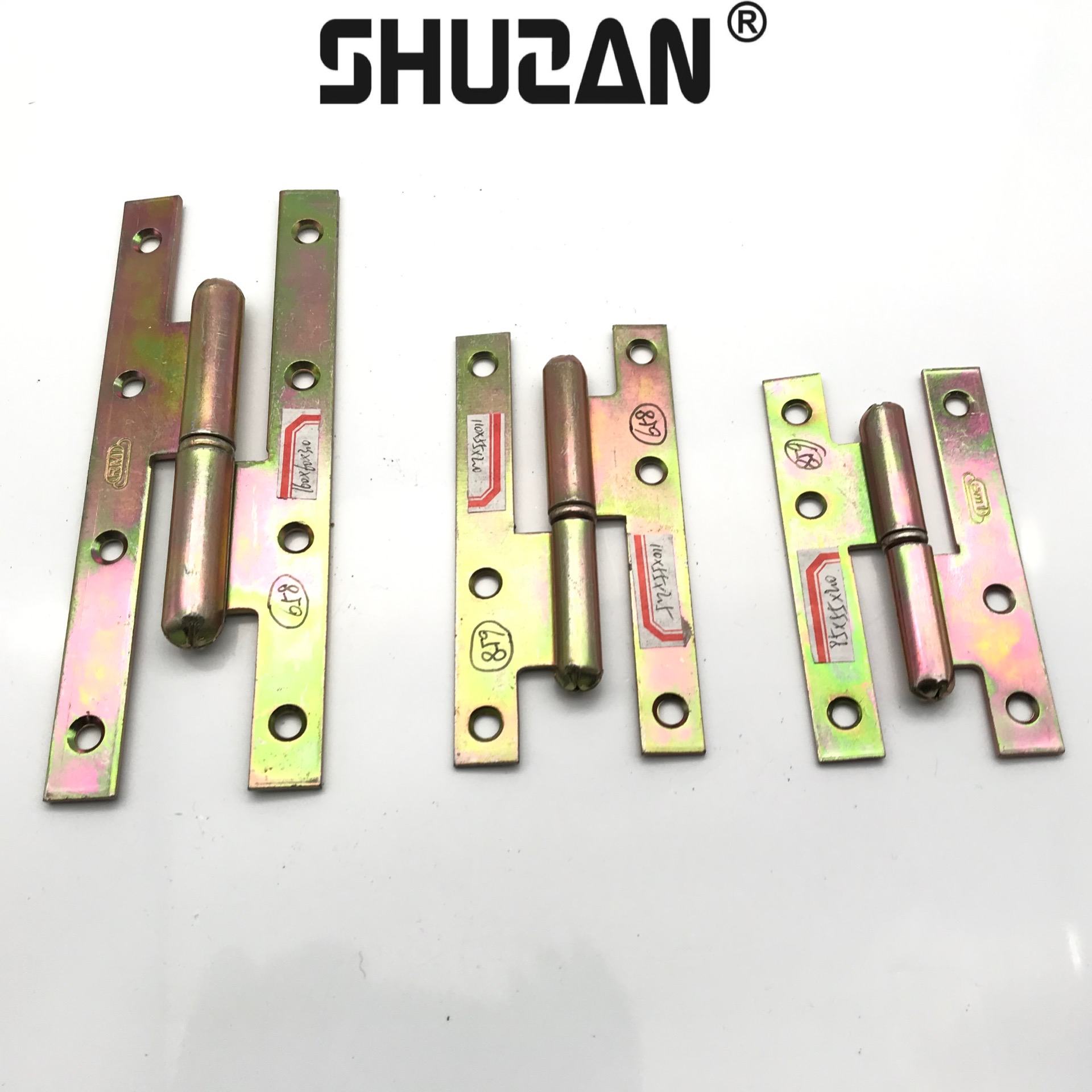 Rich Factory Direct Sales Of Hinges, H-Shaped Color Zinc Hinges And Hardware Accessories