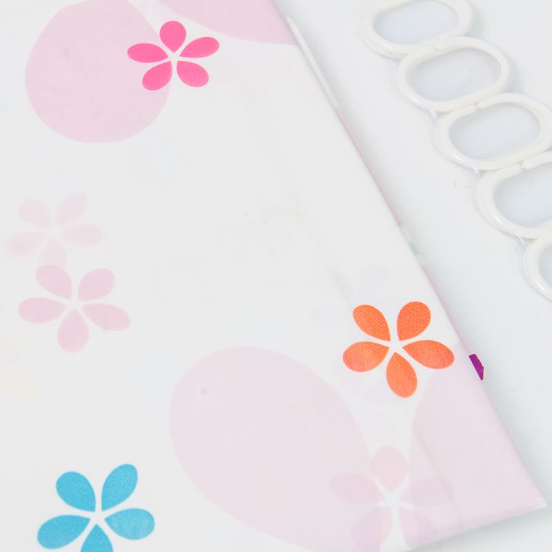 Factory Direct Pe Plastic Shower Curtain Waterproof Bathroom Bathroom Partition Curtain Opp Belt Application Scenario