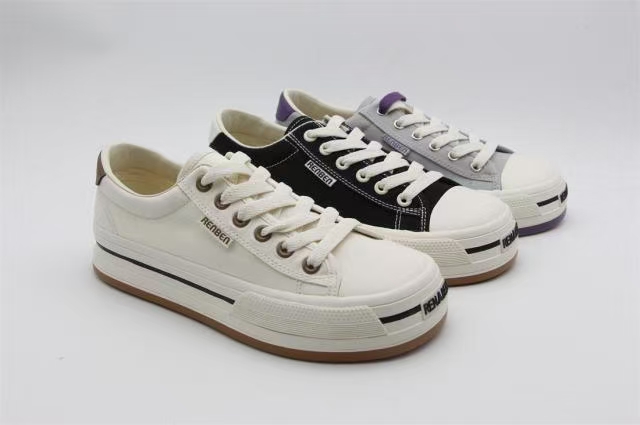 This open smile canvas shoes women retro casual board shoes niche design tophead shoes