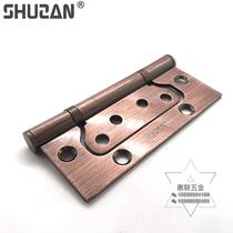 Factory direct sales 4 inch stainless steel hinge free grooving factory direct sales door and window hardware accessories furniture wood