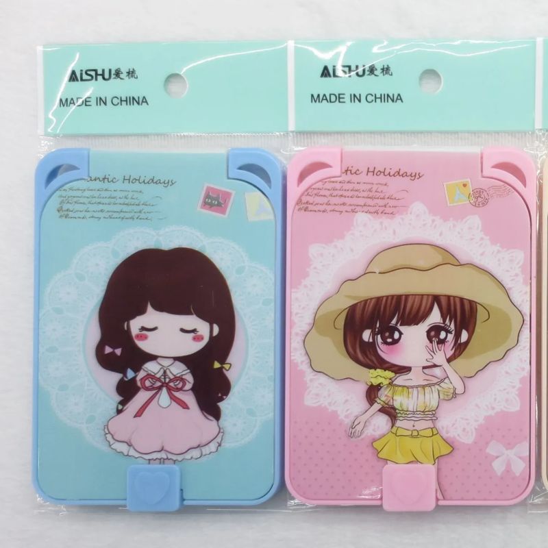 Fashion Mirror Makeup Comb Hair Straight Hair Smooth Hair Hairbrush Hair Comb Plastic Comb details Picture