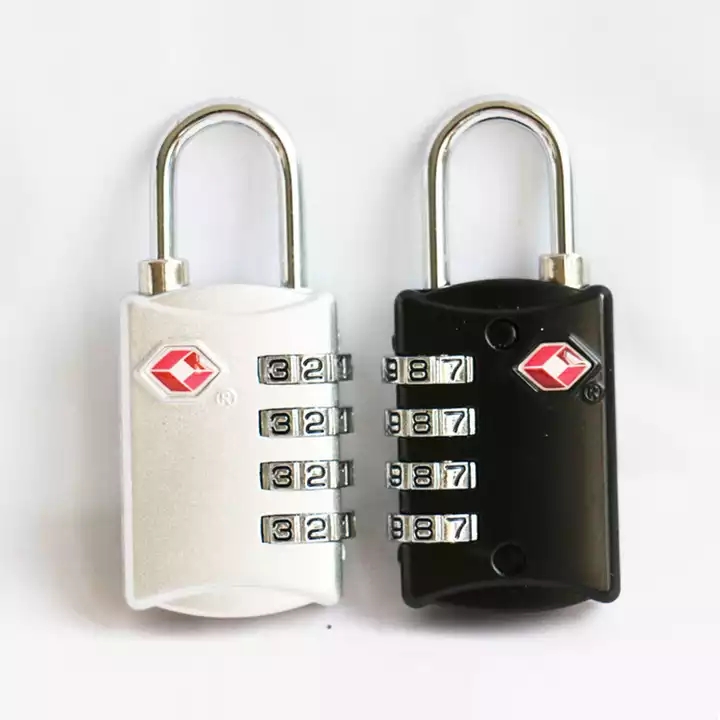 Tsa Luggage Locks 4 Digit Combination Keyed Suitcase lock Zinc Alloy Waterproof Keyless Padlock for Gym Locker Lock