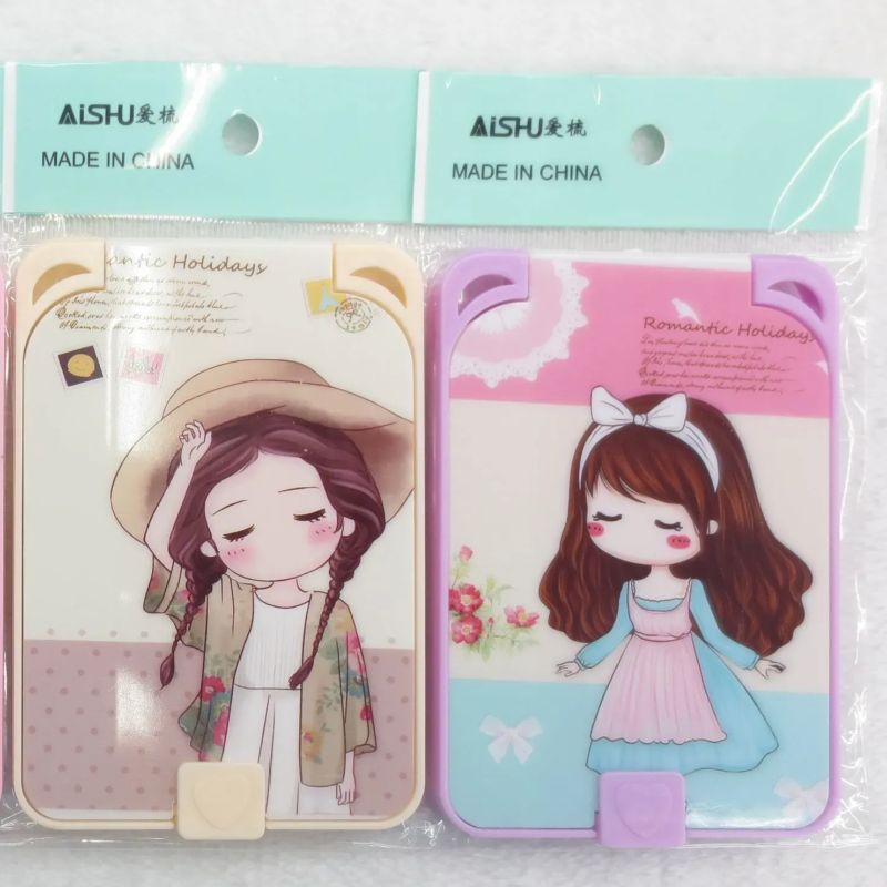 Fashion Mirror Makeup Comb Hair Straight Hair Smooth Hair Hairbrush Hair Comb Plastic Comb Specification drawing