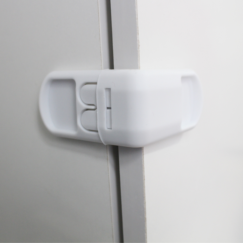 new child safety product External drawer lock anti pinch hand baby 90 degree safety right Angle lock thumbnail