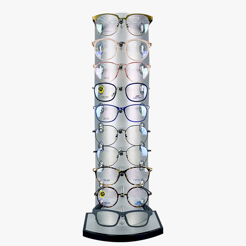 10副银色眼镜展示架墨镜陈列货架眼镜架详情2