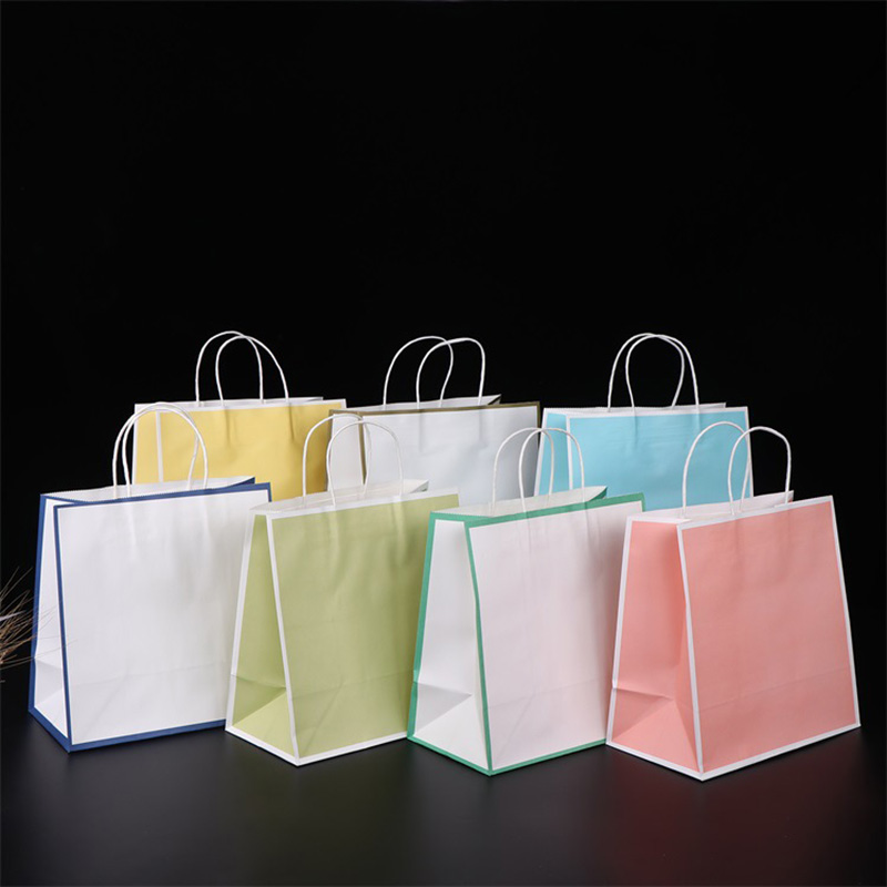 Take-Out Bag Shopping Mall Shopping Kraft Paper Bag details Picture