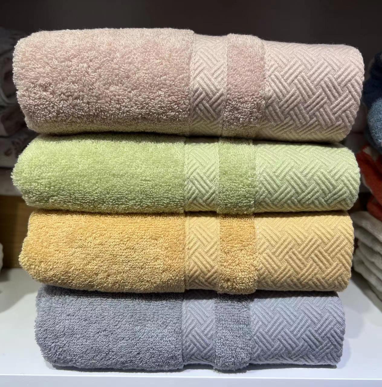 Yiwu quality products: Shenduo country-style pure cotton satin stall towels, household towels, gift towels pic 3