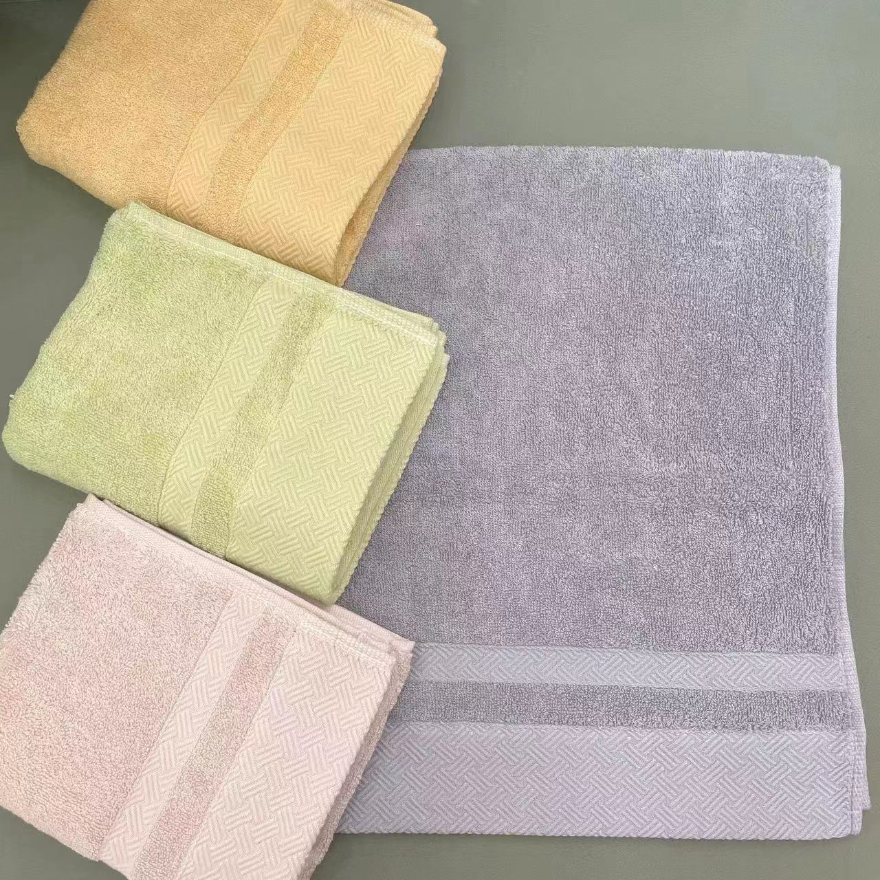 Yiwu quality products: Shenduo country-style pure cotton satin stall towels, household towels, gift towels pic 1