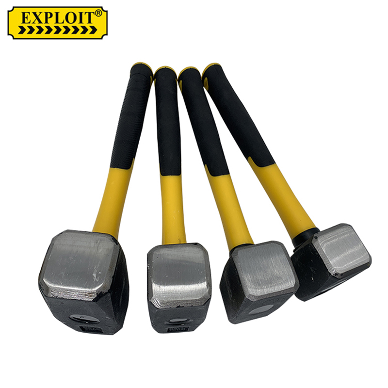 EXPLOIT   石工锤  工业级1000g石工锤 头部碳钢tpr塑胶柄石工锤详情5